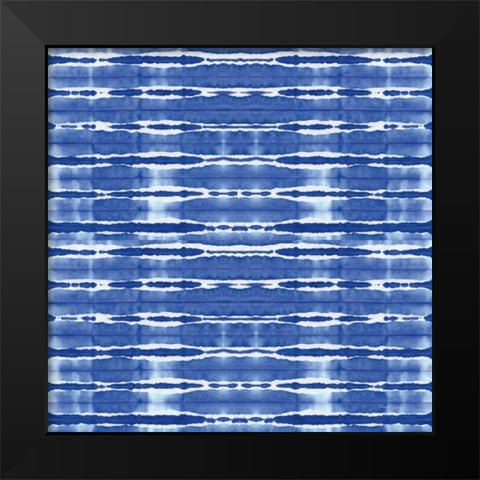 Aquarelle Blue XI Black Modern Wood Framed Art Print by Green, Nancy