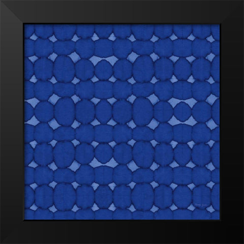 Aquarelle Blue XIII Black Modern Wood Framed Art Print by Green, Nancy