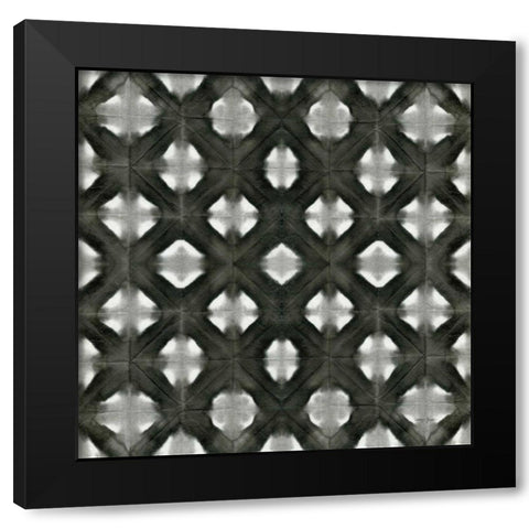 Aquarelle Black and White II Black Modern Wood Framed Art Print with Double Matting by Green, Nancy