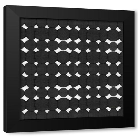 Aquarelle Black and White IV Black Modern Wood Framed Art Print by Green, Nancy