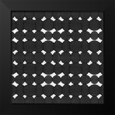 Aquarelle Black and White IV Black Modern Wood Framed Art Print by Green, Nancy