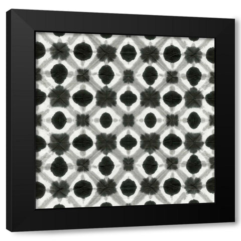 Aquarelle Black and White V Black Modern Wood Framed Art Print with Double Matting by Green, Nancy