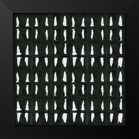 Aquarelle Black and White VI Black Modern Wood Framed Art Print by Green, Nancy