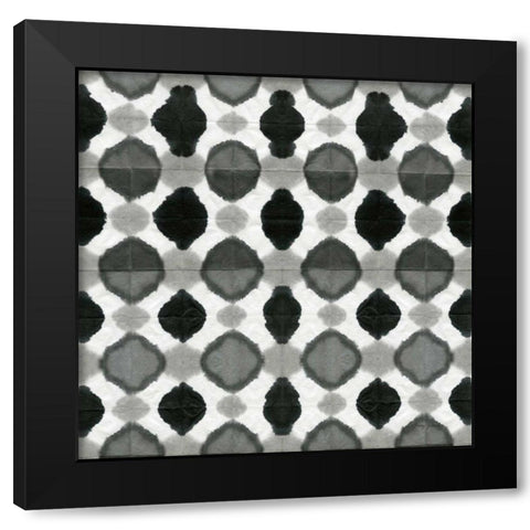 Aquarelle Black and White VIII Black Modern Wood Framed Art Print with Double Matting by Green, Nancy