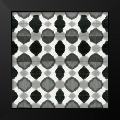 Aquarelle Black and White VIII Black Modern Wood Framed Art Print by Green, Nancy