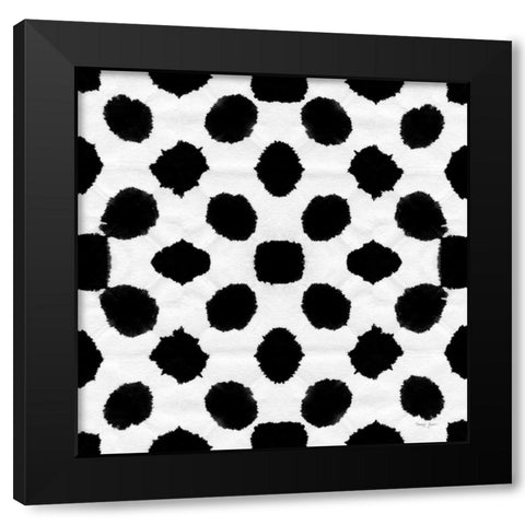 Aquarelle Black and White IX Black Modern Wood Framed Art Print with Double Matting by Green, Nancy