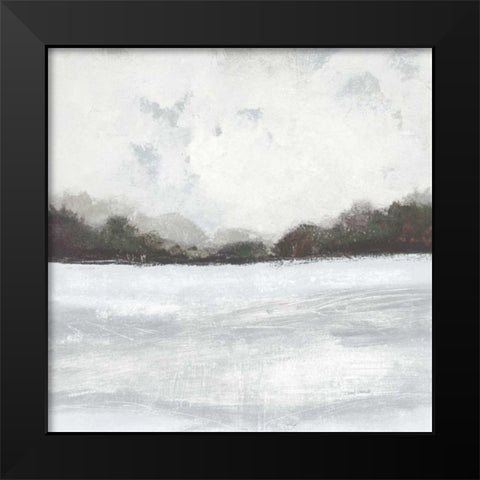 This Place IV Neutral Black Modern Wood Framed Art Print by Warrick, Cheryl