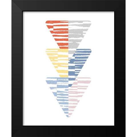 Meditate III Bright Black Modern Wood Framed Art Print by Hershey, Moira