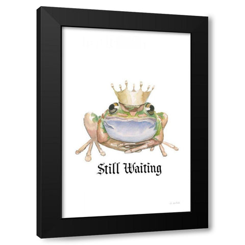 Still Waiting Black Modern Wood Framed Art Print by Wiens, James