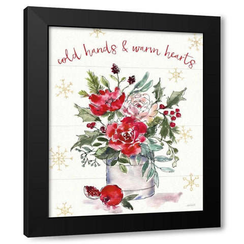 Lighthearted Holiday III Black Modern Wood Framed Art Print with Double Matting by Tavoletti, Anne