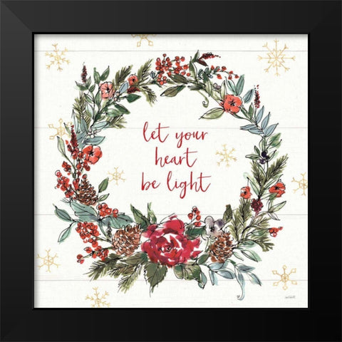 Lighthearted Holiday IV Black Modern Wood Framed Art Print by Tavoletti, Anne