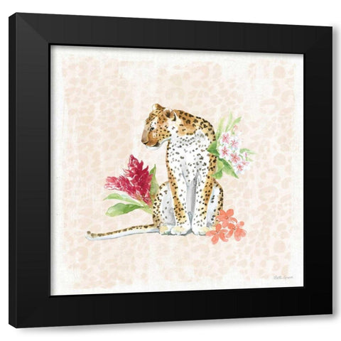 From the Jungle VII Black Modern Wood Framed Art Print by Grove, Beth