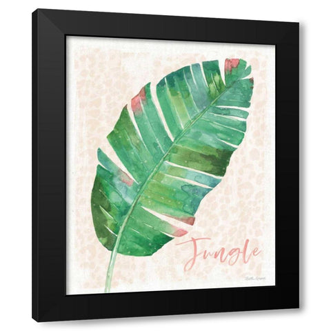 From the Jungle X Black Modern Wood Framed Art Print with Double Matting by Grove, Beth