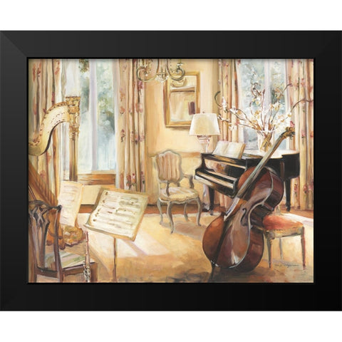 My Sons Cello Black Modern Wood Framed Art Print by Hageman, Marilyn