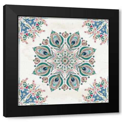 Bohemian Vibes VI Black Modern Wood Framed Art Print by June, Dina