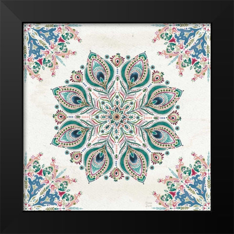 Bohemian Vibes VI Black Modern Wood Framed Art Print by June, Dina