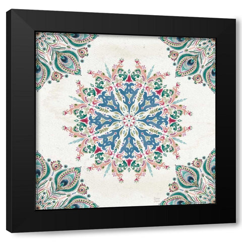 Bohemian Vibes VII Black Modern Wood Framed Art Print by June, Dina