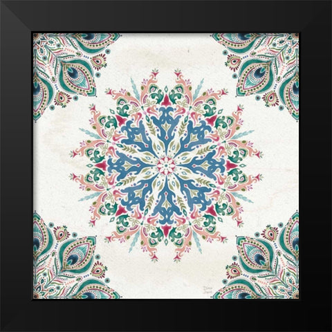 Bohemian Vibes VII Black Modern Wood Framed Art Print by June, Dina