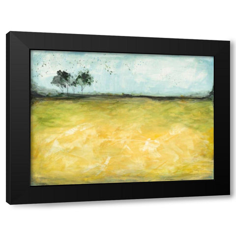 Over the Meadow Black Modern Wood Framed Art Print with Double Matting by Prahl, Courtney