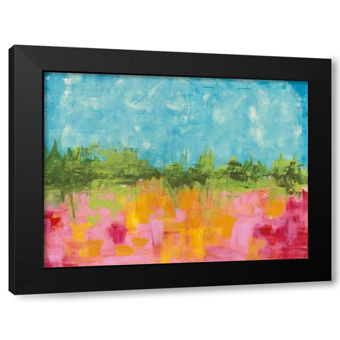 SoCal Black Modern Wood Framed Art Print with Double Matting by Prahl, Courtney