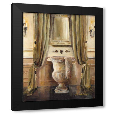 Classical Bath IV Black Modern Wood Framed Art Print by Hageman, Marilyn
