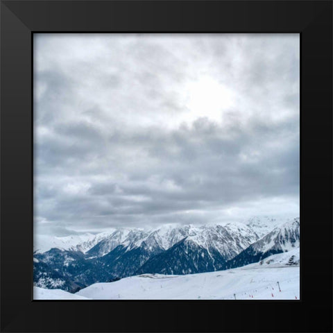 What a View Black Modern Wood Framed Art Print by Eichman, Andre