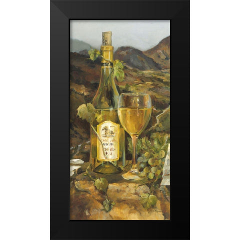Tuscan Valley White Crop Black Modern Wood Framed Art Print by Hageman, Marilyn