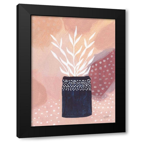 Sweet Love I Black Modern Wood Framed Art Print with Double Matting by Mack, Lynn