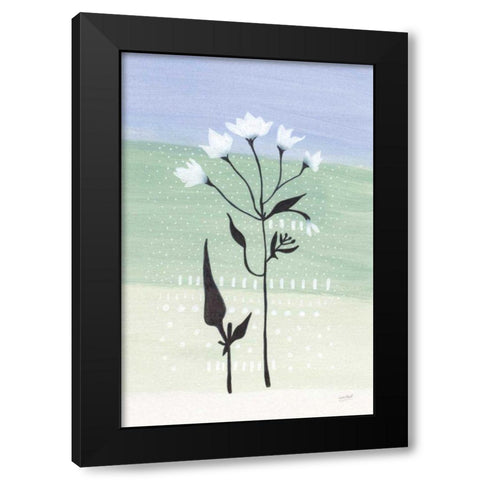 Jasmine Delight I Black Modern Wood Framed Art Print with Double Matting by Mack, Lynn