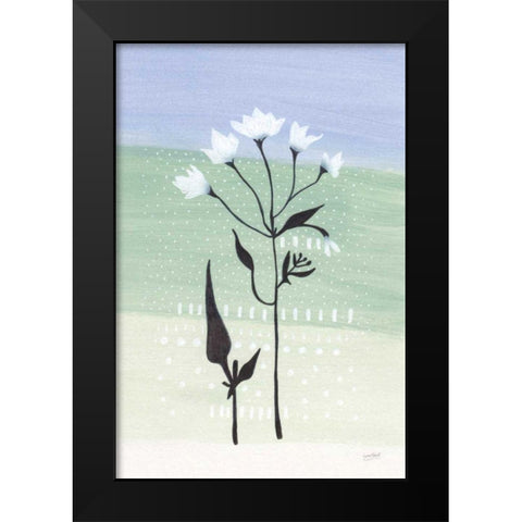 Jasmine Delight I Black Modern Wood Framed Art Print by Mack, Lynn