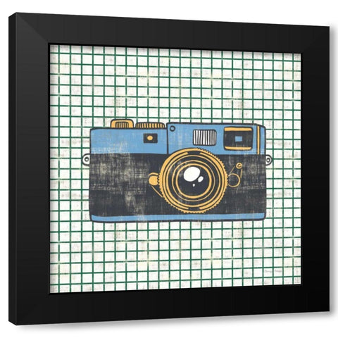 Wanderlust Capture the World No Words Black Modern Wood Framed Art Print by Hilsaca, Cleonique