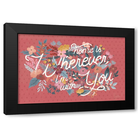 Love Letters I Black Modern Wood Framed Art Print with Double Matting by Marshall, Laura