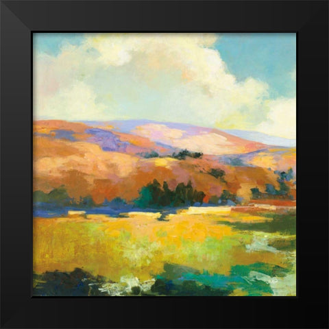 Daybreak Valley II Black Modern Wood Framed Art Print by Purinton, Julia