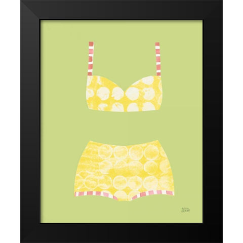 Bathing Beauties I Pastel Black Modern Wood Framed Art Print by Averinos, Melissa