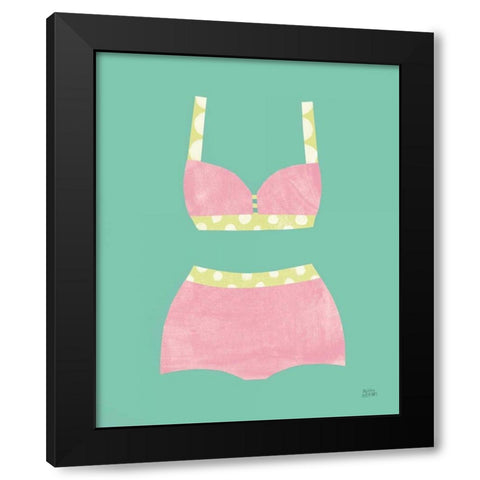 Bathing Beauties III Pastel Black Modern Wood Framed Art Print by Averinos, Melissa