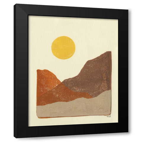 Sedona I Black Modern Wood Framed Art Print with Double Matting by Hershey, Moira