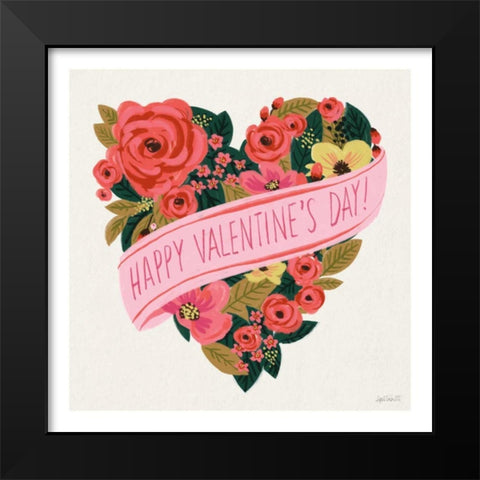 Be Mine II Black Modern Wood Framed Art Print by Tavoletti, Anne