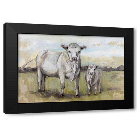 Idyllic Black Modern Wood Framed Art Print with Double Matting by Vertentes, Jeanette