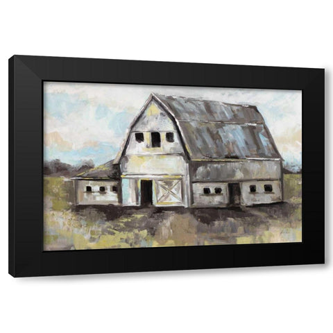 Tranquil Barn Black Modern Wood Framed Art Print with Double Matting by Vertentes, Jeanette