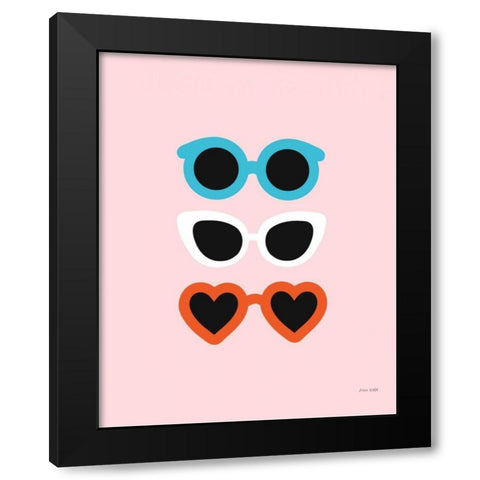 Sunglasses for All II Black Modern Wood Framed Art Print with Double Matting by Kelle, Ann