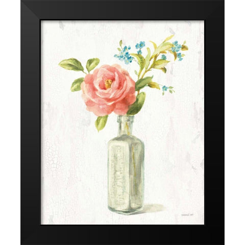 Full Bloom IX Black Modern Wood Framed Art Print by Nai, Danhui