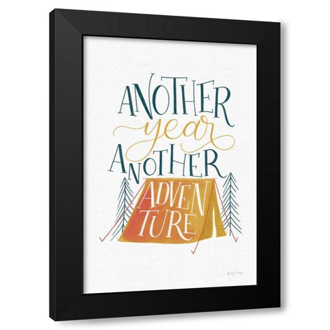 Adventure Black Modern Wood Framed Art Print by Thorns, Becky