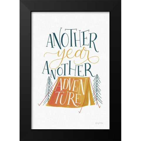 Adventure Black Modern Wood Framed Art Print by Thorns, Becky