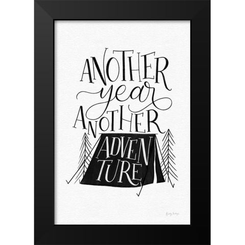 Adventure BW Black Modern Wood Framed Art Print by Thorns, Becky