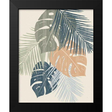 Monstera VI Black Modern Wood Framed Art Print by Adams, Sarah