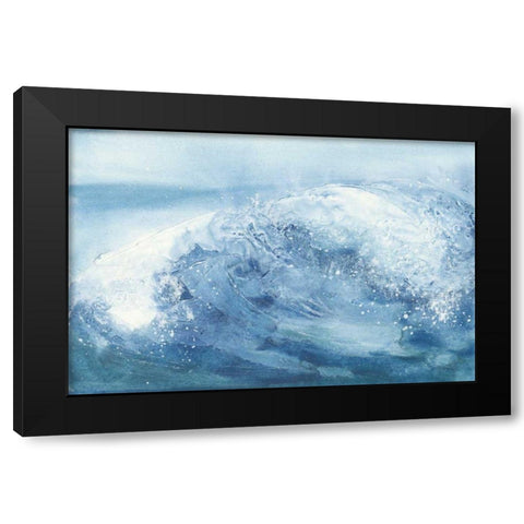 In the Blue IV Black Modern Wood Framed Art Print with Double Matting by Paschke, Chris