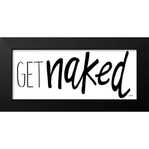 Bathroom Etiquette VIII Black Modern Wood Framed Art Print by York, Leah