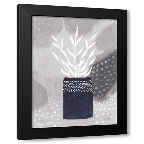 Sweet Love I Gray Black Modern Wood Framed Art Print with Double Matting by Mack, Lynn