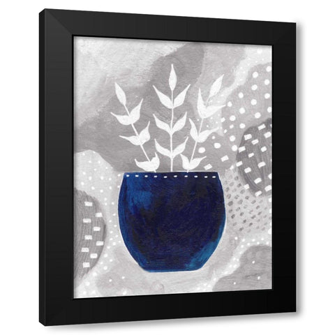 Sweet Love II Gray Black Modern Wood Framed Art Print with Double Matting by Mack, Lynn