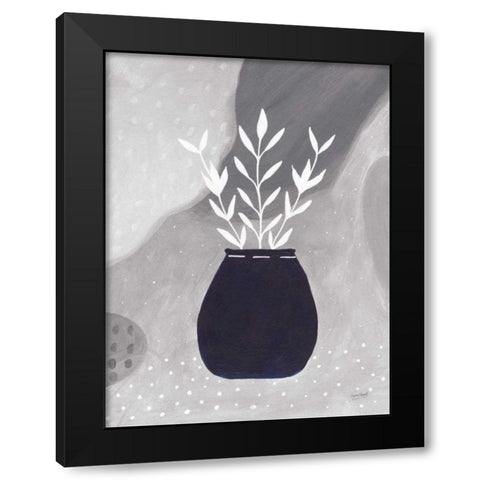 Sweet Love IV Gray Black Modern Wood Framed Art Print with Double Matting by Mack, Lynn